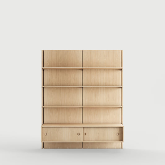 Panel System 2B - Oak Clear Oil