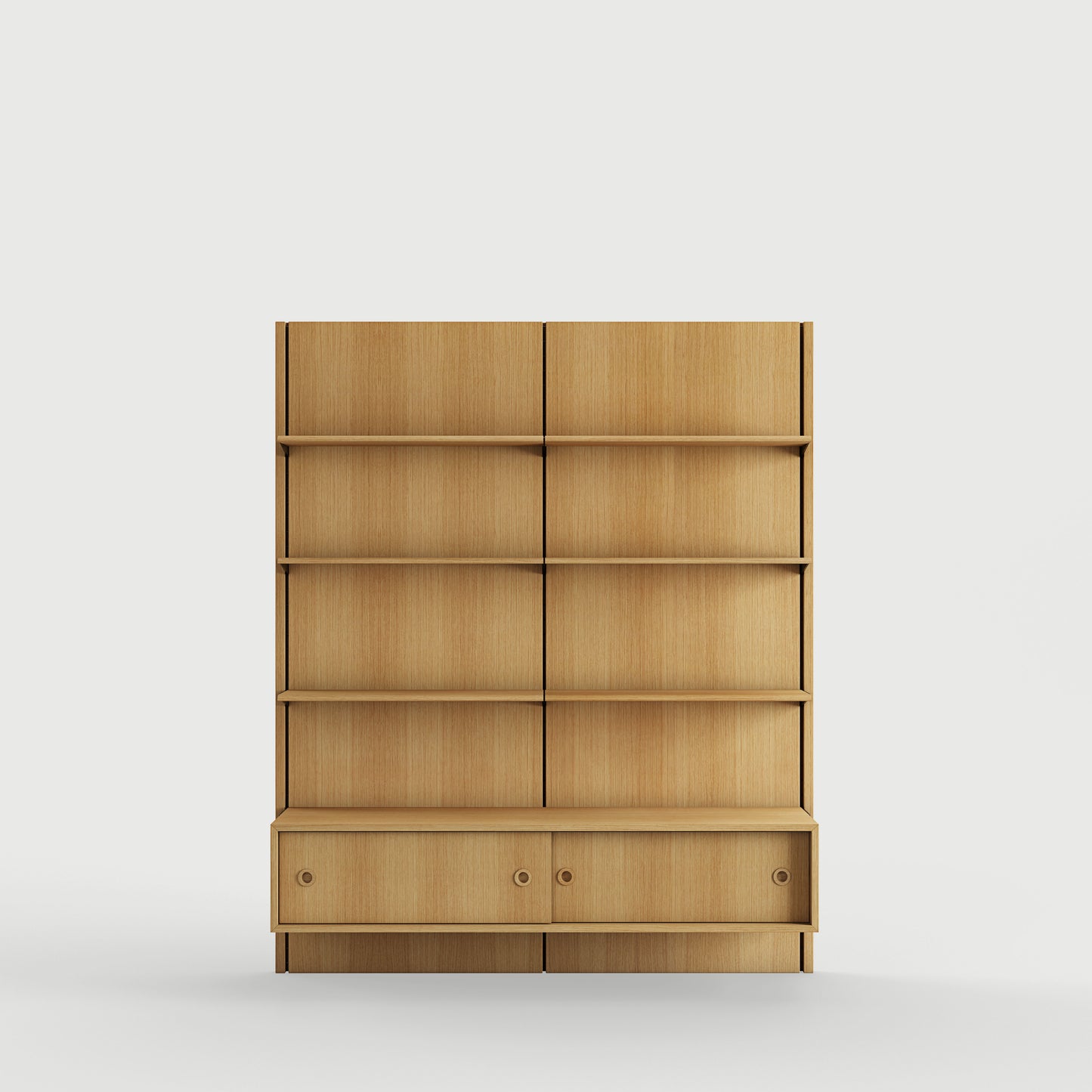 Panel System 2B - Oak Dark Oil