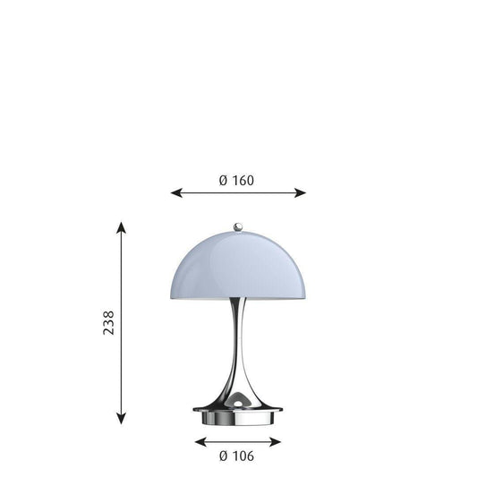 Panthella Portable V2 Table Lamp by Louis Poulsen