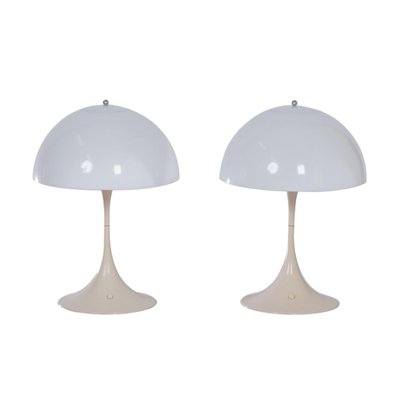 Panthella Table Lamps by Verner Panton for Louis Poulsen, 1970s, Set of 2-ZT-627892