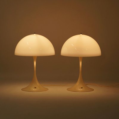 Panthella Table Lamps by Verner Panton for Louis Poulsen, 1970s, Set of 2-ZT-627892