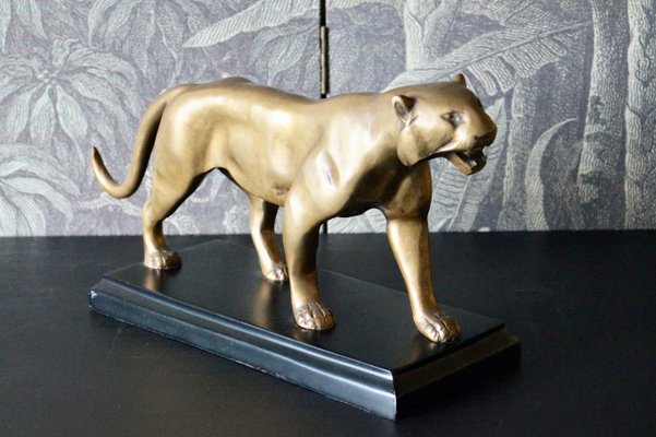 Panther Sculpture, France, 1970s, Bronze-DVX-1059267