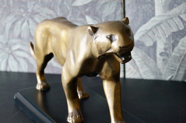 Panther Sculpture, France, 1970s, Bronze-DVX-1059267