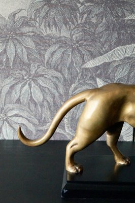 Panther Sculpture, France, 1970s, Bronze-DVX-1059267