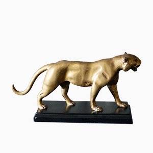 Panther Sculpture, France, 1970s, Bronze-DVX-1059267