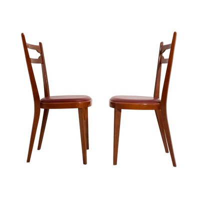 Paolo Buffa Style Dining Chairs, Italy, 1950s, Set of 2-UPW-1425527