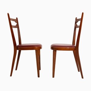 Paolo Buffa Style Dining Chairs, Italy, 1950s, Set of 2-UPW-1425527