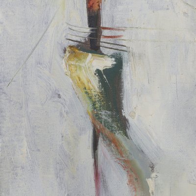 Paolo Gentilla, Abstract Composition, 1970s, Oil on Canvas-RZV-1754683