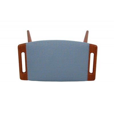 Papa Bear Chair in Blue Fabric by Hans Wegner, 1970s-MTD-1807560