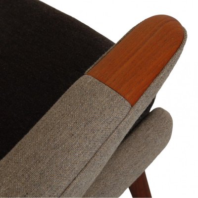 Papa Bear Chair in Grey Hallingdal Fabric by Hans Wegner, 1980s-MTD-1746786