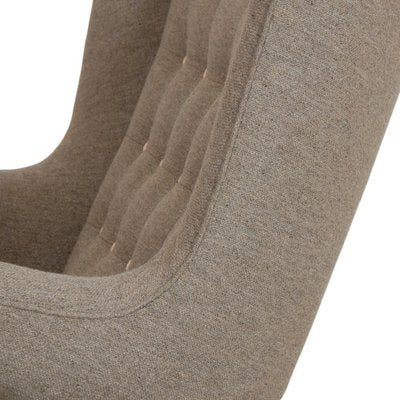 Papa Bear Chair in Grey Hallingdal Fabric by Hans Wegner, 1980s-MTD-1746786