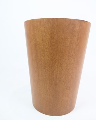 Paper Basket in Teakwood by Servex, Sweden, 1960s-UY-1813952