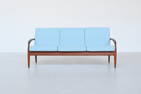 Paper Knife 3-Seater Sofa by Kai Kristiansen for Magnus Olesen, 1956-BXV-1785453