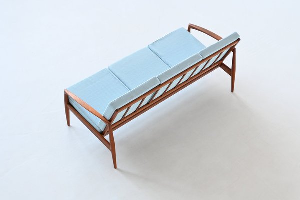 Paper Knife 3-Seater Sofa by Kai Kristiansen for Magnus Olesen, 1956-BXV-1785453