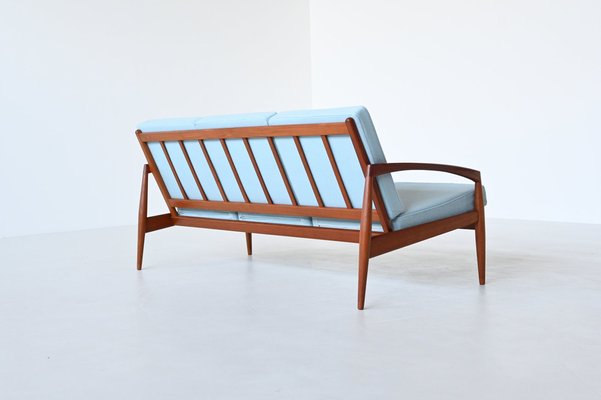 Paper Knife 3-Seater Sofa by Kai Kristiansen for Magnus Olesen, 1956-BXV-1785453