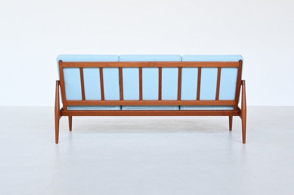 Paper Knife 3-Seater Sofa by Kai Kristiansen for Magnus Olesen, 1956-BXV-1785453