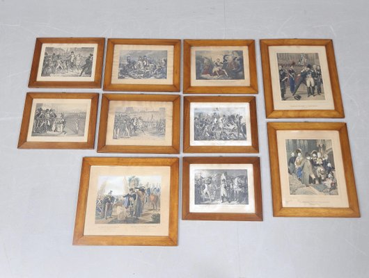 Paper Napoleon Engravings, Set of 10-WMV-1127946