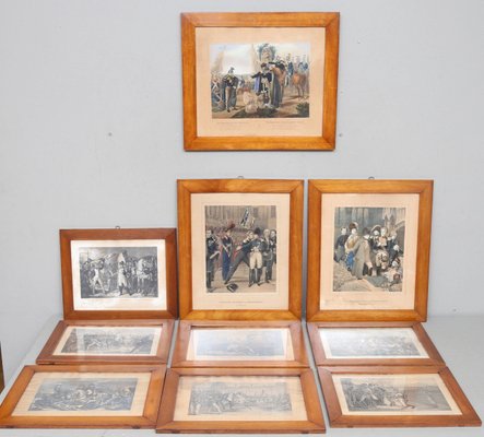 Paper Napoleon Engravings, Set of 10-WMV-1127946