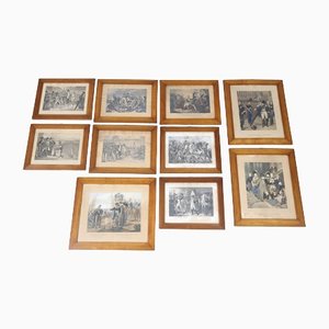 Paper Napoleon Engravings, Set of 10-WMV-1127946