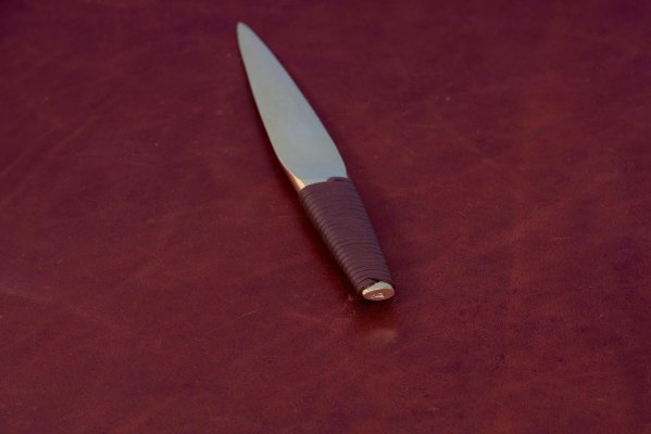 Paperknife with Leather Handle by Carl Auböck, 2000s-SFD-824967