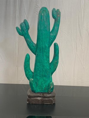 Papier Mâché Cactus Sculpture by Roy Roberts, 1970s-IJR-666869