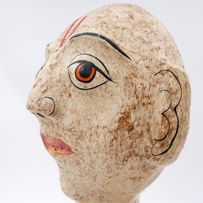 Papier Mâché Head from Punjab, 1960s-NYF-2019179