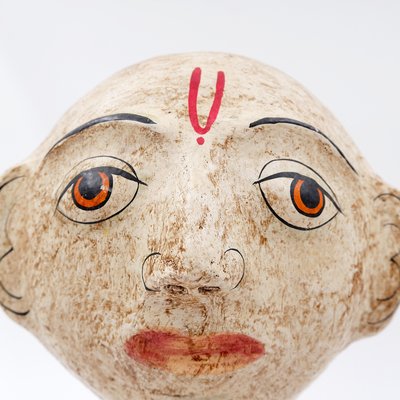 Papier Mâché Head from Punjab, 1960s-NYF-2019179