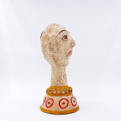 Papier Mâché Head from Punjab, 1960s-NYF-2019179