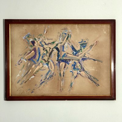 Paris Dancers, 1920s, Oil on Canvas-DKC-1790820