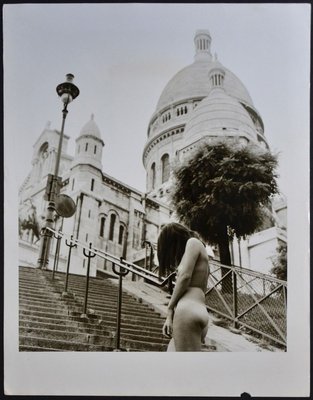 Paris Nude in Front of Sacred Heart, 1970s-DYV-701144