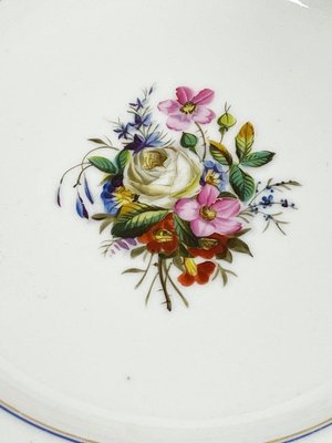 Paris Porcelain Dinner Plates, Early 19th Century, Set of 6-UCH-1224299