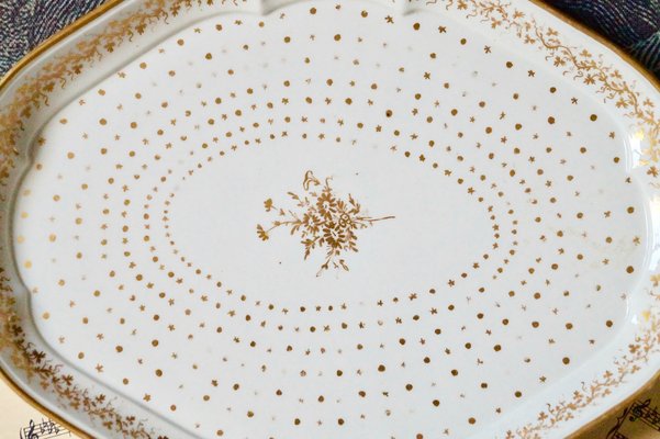 Paris Porcelain Oval Tray in the Style of Sevres, 1800-1820-DVX-1289005