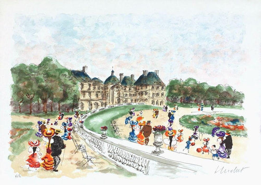 Paris, the Garden of Luxembourg II by Urbain Huchet