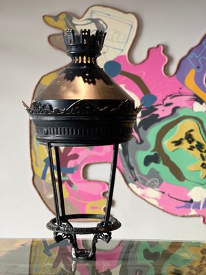 Parisian Cast Iron Lantern, France-LA-1084048