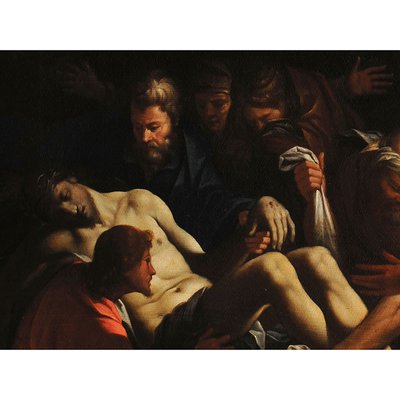 Pasquale Ottino, Deposition of Christ in the Tomb, 1600s, Oil on Canvas-BEW-2022808