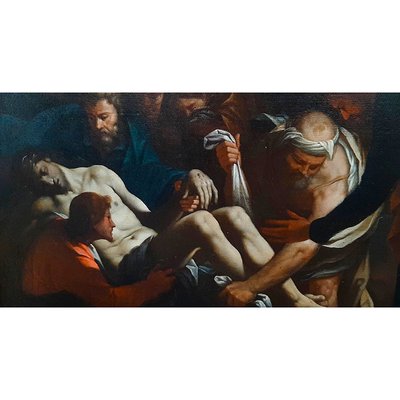 Pasquale Ottino, Deposition of Christ in the Tomb, 1600s, Oil on Canvas-BEW-2022808