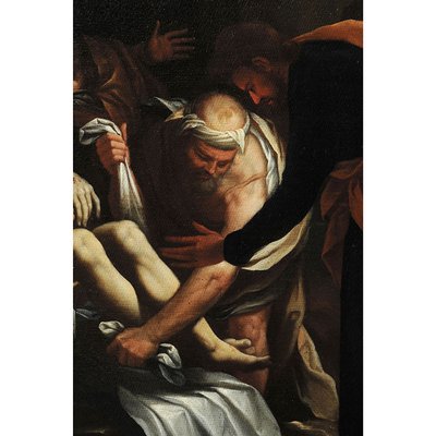 Pasquale Ottino, Deposition of Christ in the Tomb, 1600s, Oil on Canvas-BEW-2022808