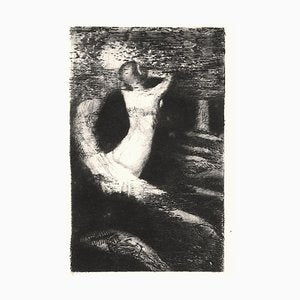 Passage d'une Ame - Original Etching by O. Redon - 1891 1891-ZCI-761635