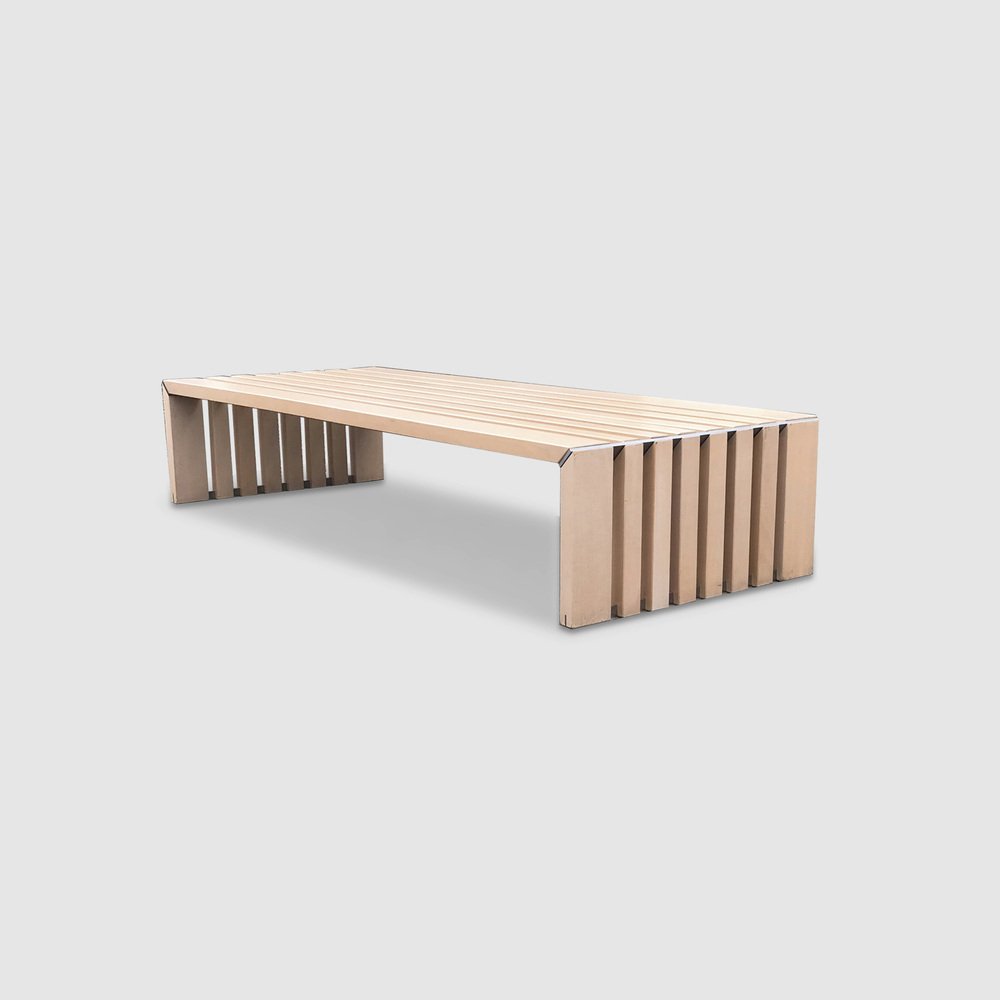 Passe Partout Slatted Ash Bench by Walter Antonis for Arspect, 1970s