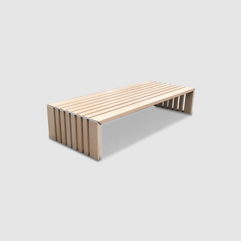 Passe Partout Slatted Ash Bench by Walter Antonis for Arspect, 1970s