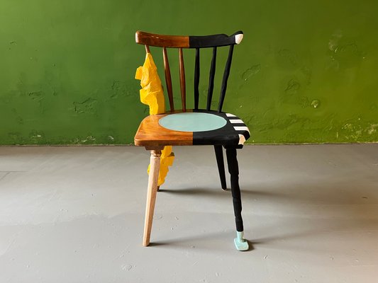 Past Forges Future / Blue Chair by Markus Friedrich Staab-NS-1440693