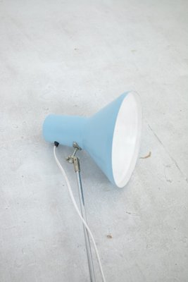 Pastel Blue Table Lamp with Clip, 1970s-FOH-2034802