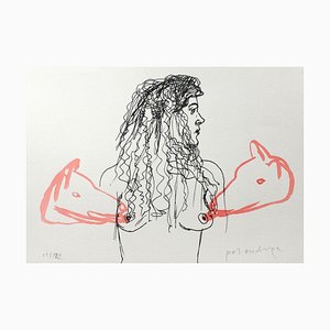 Pat Andrea, Naked, Screen Print-FMZ-1177780