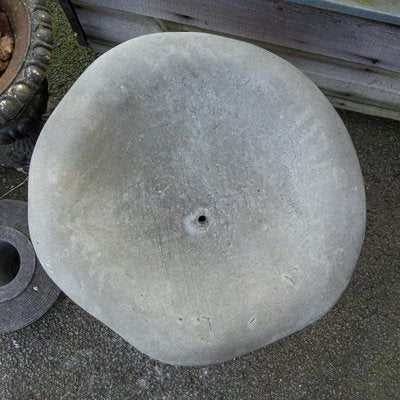 Patinated Gray Concrete Mushrooms Chairs-IA-1304468