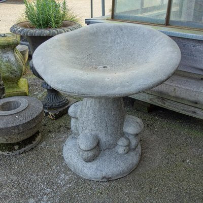 Patinated Gray Concrete Mushrooms Chairs-IA-1304468