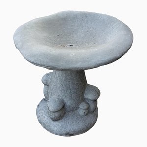 Patinated Gray Concrete Mushrooms Chairs-IA-1304468