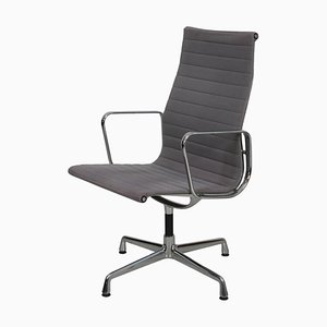 Patinated Grey Fabric EA-109 Chair by Charles Eames for Vitra-MTD-1400496