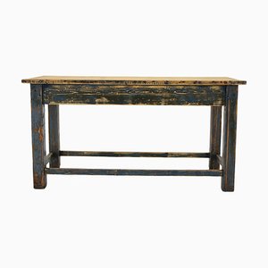 Patinated Pine Table, Czechoslovakia-TZ-1761247