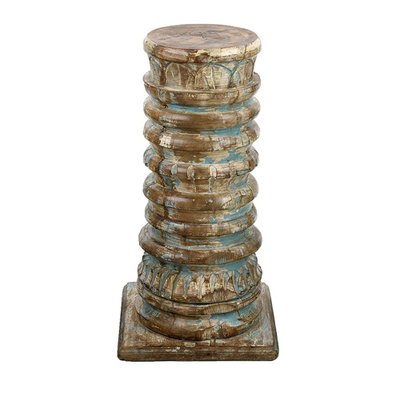 Patinated Solid Wood Column-NQ-1798457