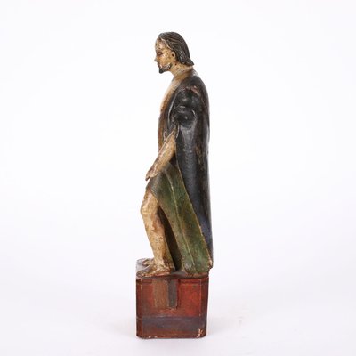 Patinated Statue in Wood-VMM-1287228